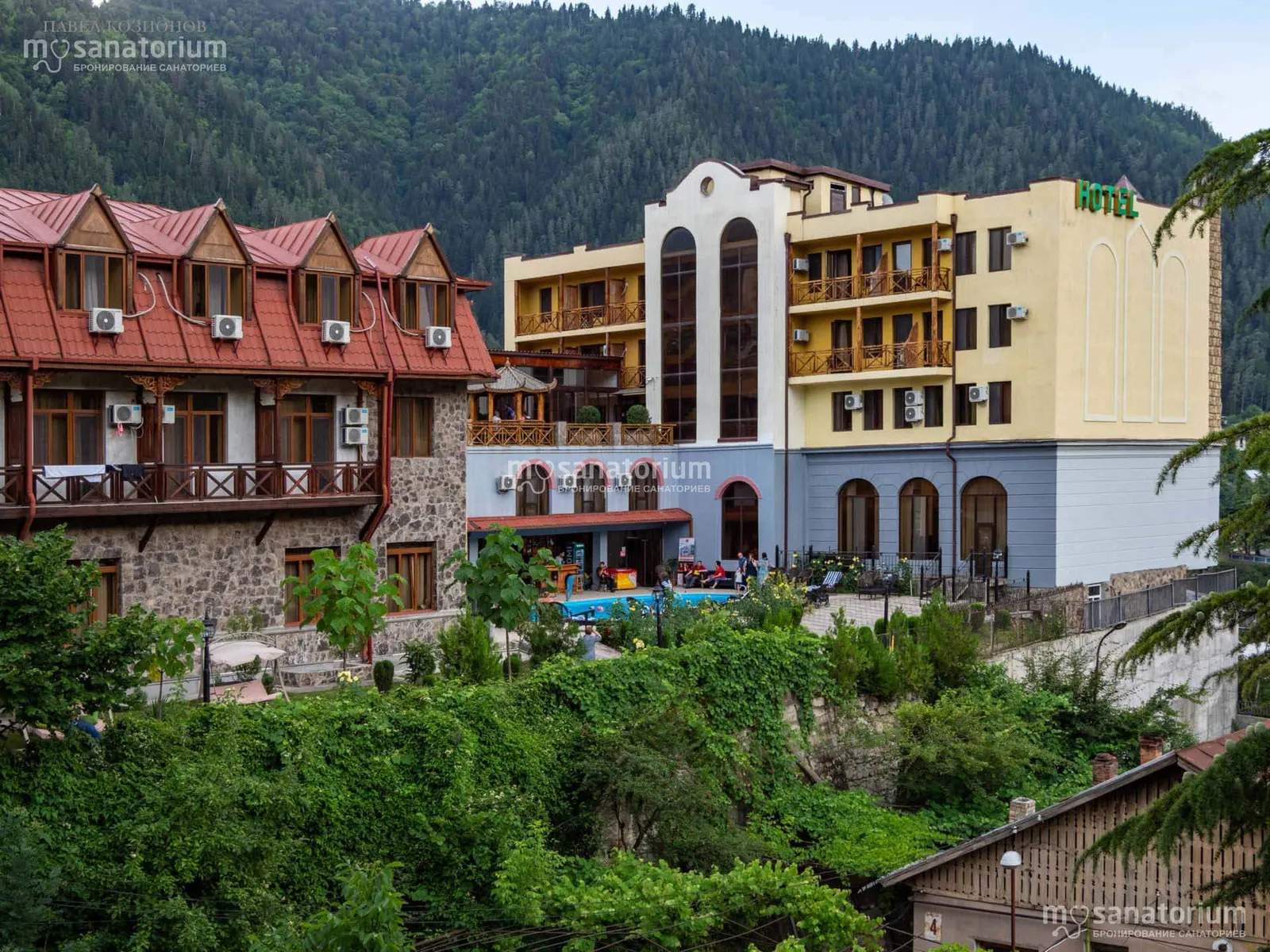 Здания отеля Borjomi Palace