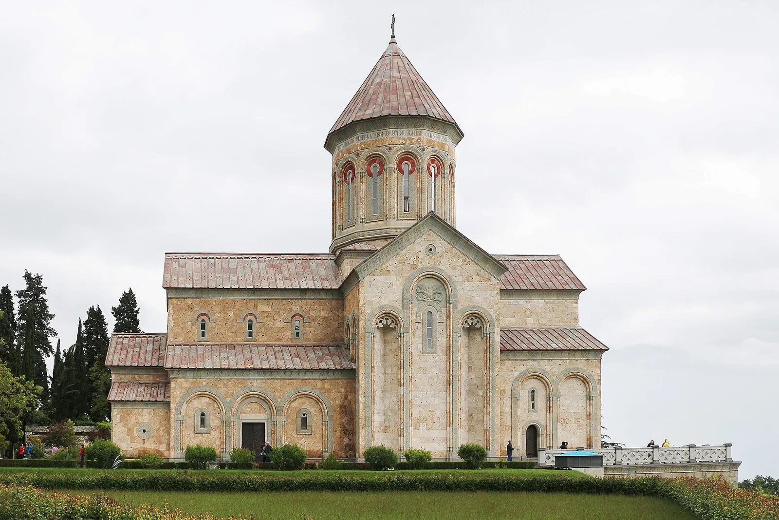 The church of Bodbe Monastery near Sighnaghi