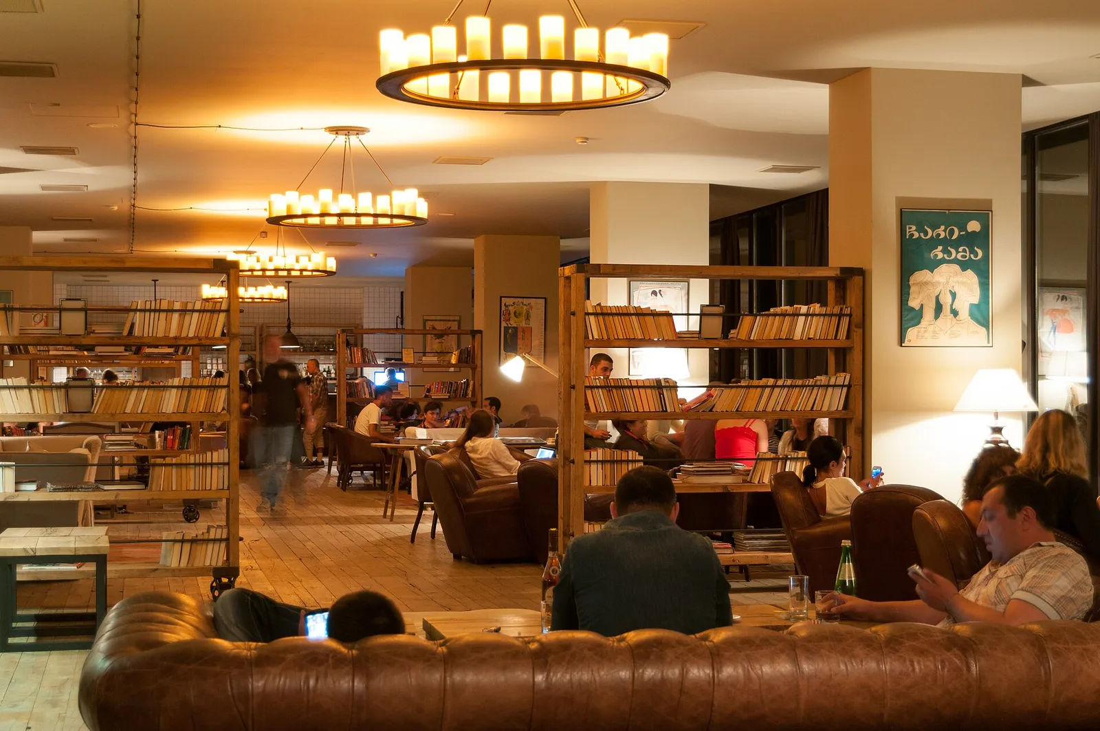 The lobby of Rooms Hotel Kazbegi