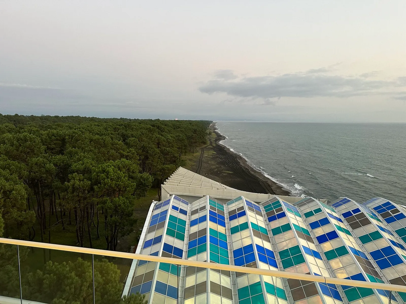 The beach at Shekvetili on the Black Sea coast north of Batumi